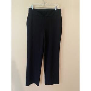 Diane Gilman DG2 Womens Size Medium Tall Black Dress Pants